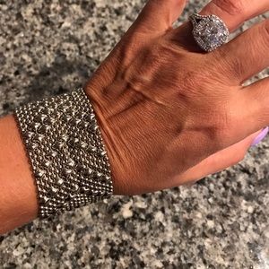 Sergio Gutierrez Liquid Silver 7” Bracelet